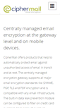 Mobile Screenshot of ciphermail.com