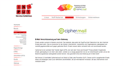 Desktop Screenshot of ciphermail.info